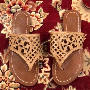 Tan Tory Burch sandals